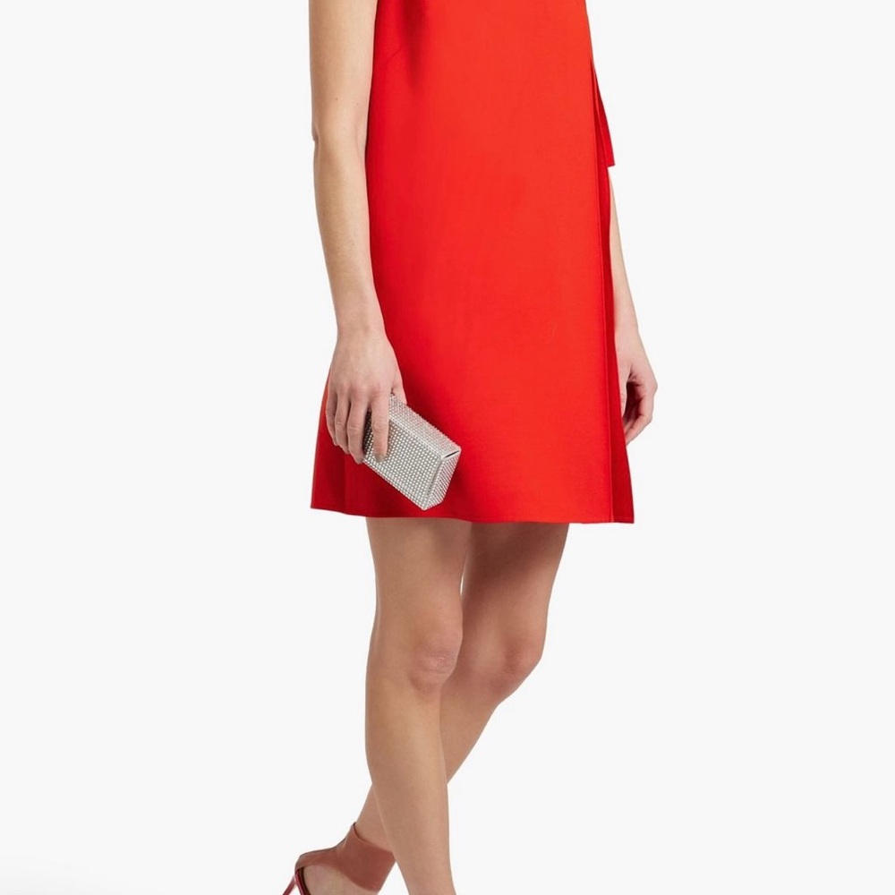 Oscar de la Renta Vibrant Red Mini Dress